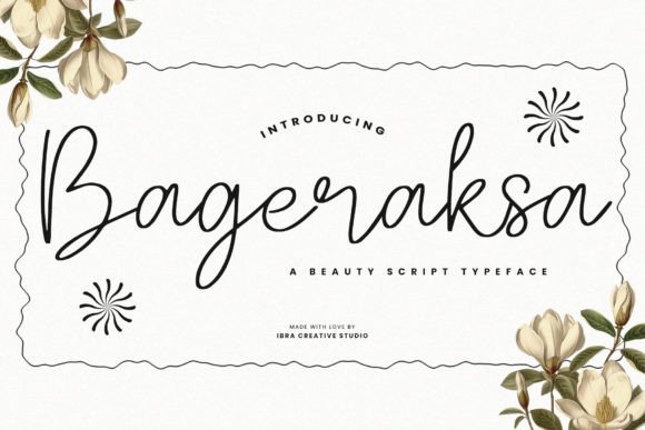 Bageraksa Font Review: Elegant Script for Web Design