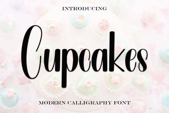 Cupcakes Font: Sweet Handwritten Style for Marketing