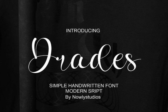 Drades Font: Adding Elegant Script to Brand Identity