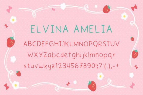 Elvina Amelia Font: Handwritten Warmth for Web Design