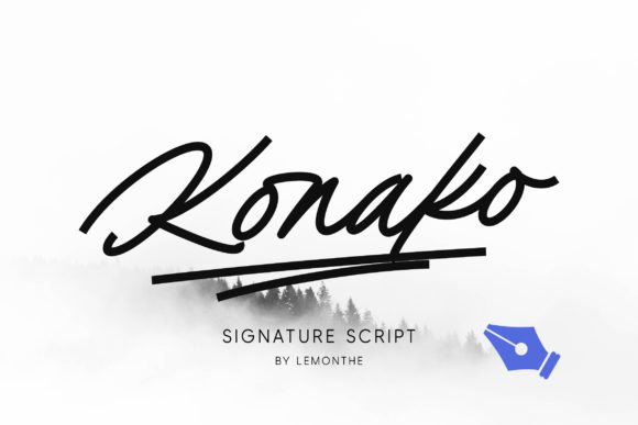 Konako Font: Elevating Editorial Design with Elegant Script