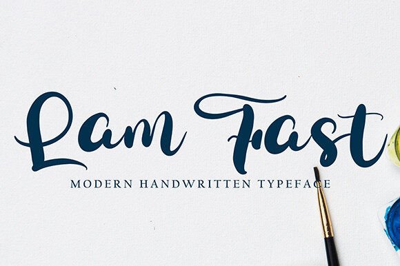 Lam Fast Font: Elegant Script for Handmade Products