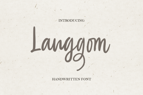 Langgom: A Designer’s Take on Modern Script