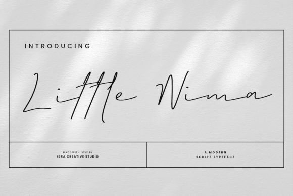 Little Nima Font: Elegant Branding for Small Business