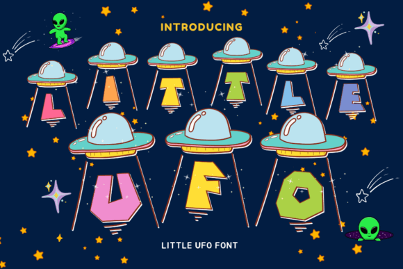 Little UFO Font: Playful Typography for Digital Campaigns