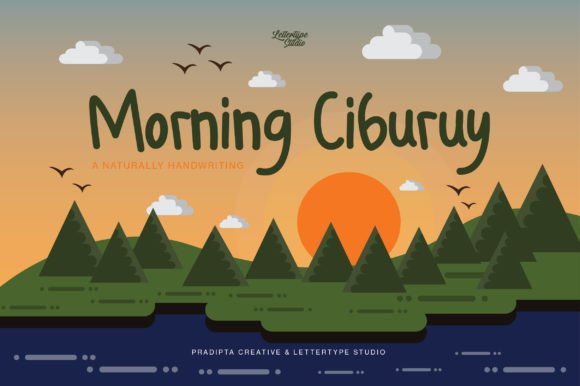 Morning Ciburuy Font: A Casual Script for Campaigns