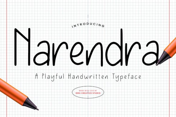 Narendra Font Review: A Playful Typeface for Branding