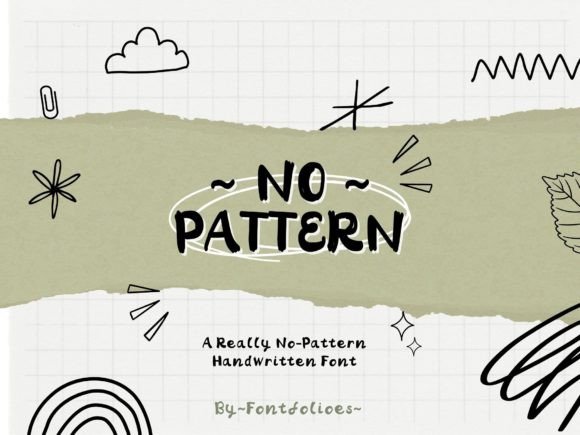 No-Pattern Font: A Handwritten Typeface for Branding