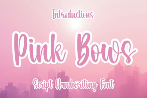 Pink Bows Font: A Web Designer’s Layout Review