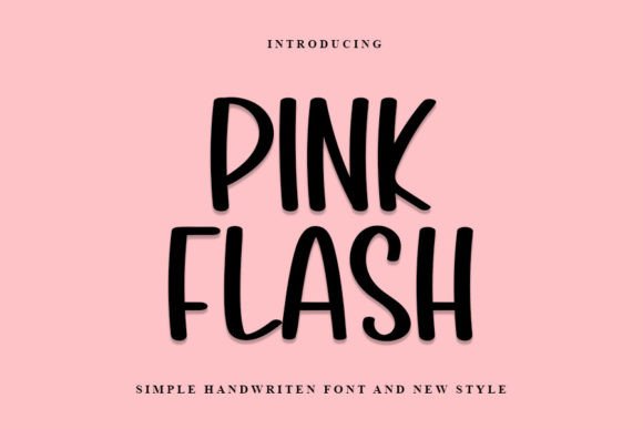 Pink Flash Font: Boost Engagement with Playful Type