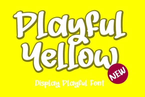 Playful Yellow Font: A Review for Editorial Design