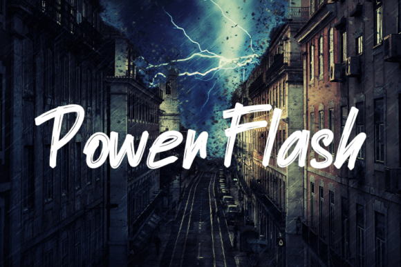 Power Flash Font: Adding Energy to Web Layouts