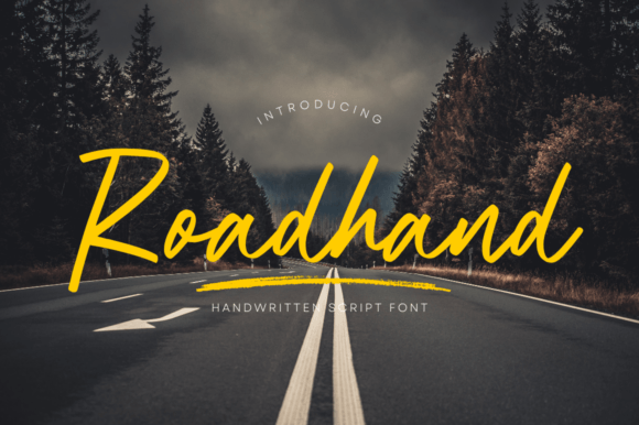 Roadhand Font: Authentic Script for Editorial Design