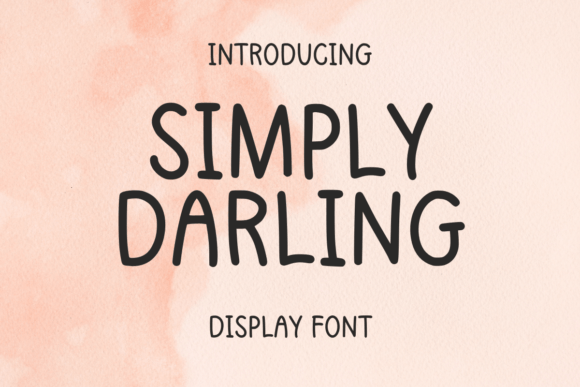 Simply Darling Font: A Playful Script for Editorial Design