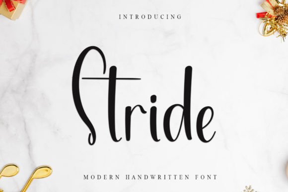 Stride Font Review: Festive Typography for Editorial Design