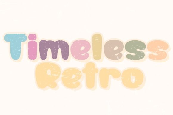 Timeless Retro Font: Vintage Charm for Handmade Labels