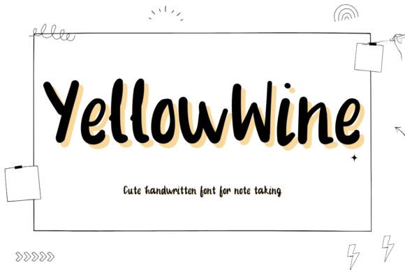 Yellowwine Font Review: A Versatile Handwritten Typeface