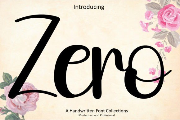 Zero Font: Elegant Script for Digital Campaigns